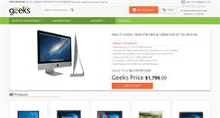Desktop Screenshot of geeks.com